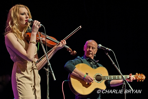 Tewkesbury UK-29 January 2015.....Rosie Carson & Kevin Dempsey supporting Fairport Convention on the first night of their 2015 Winter Tour at The Roses Theatre Tewkesbury, <a href=