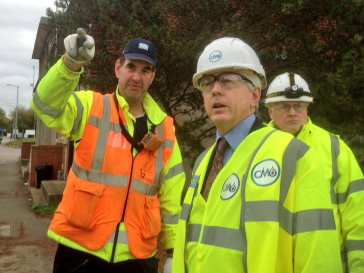 Richard Graham MP at Netheridge Sewage Works
