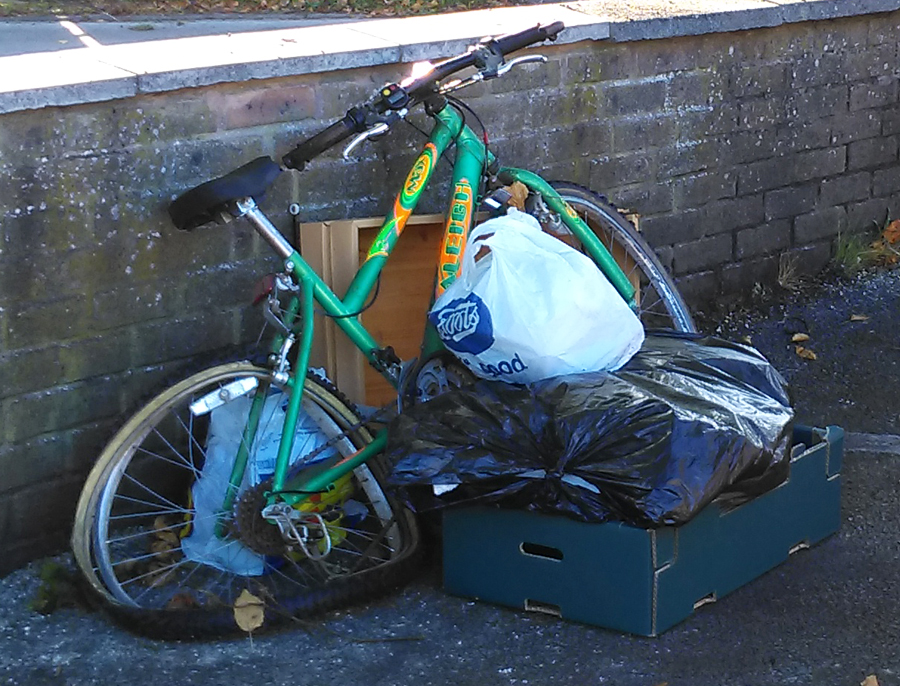 Railway Drive Car Park Fly Tip crop