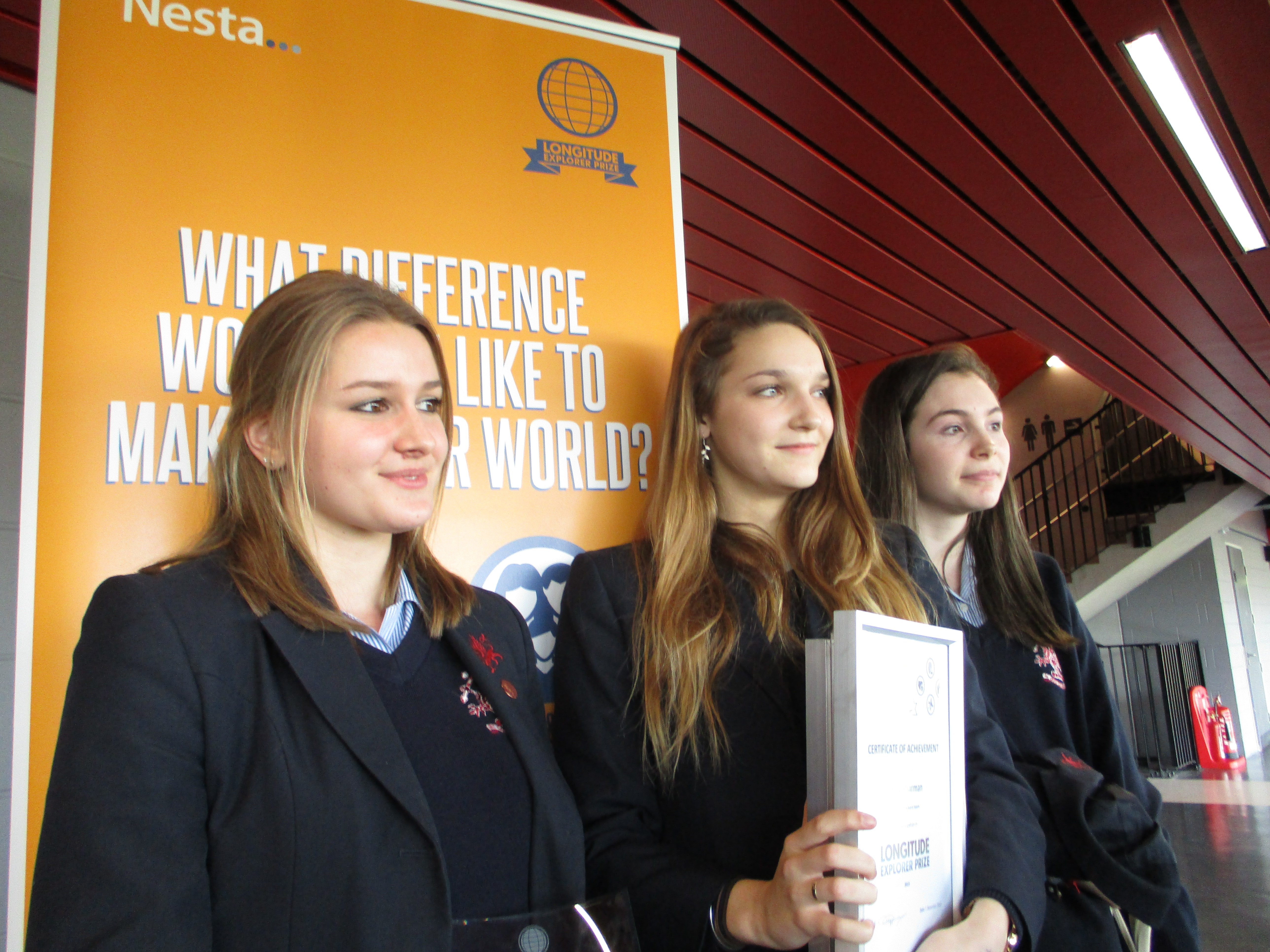 Rendcomb College Longitude Explorer Prize Winners