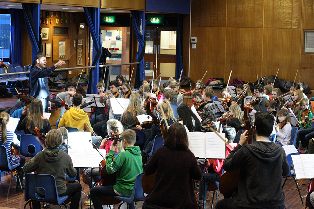 Gloucestershire Music Rehearsal in full swing