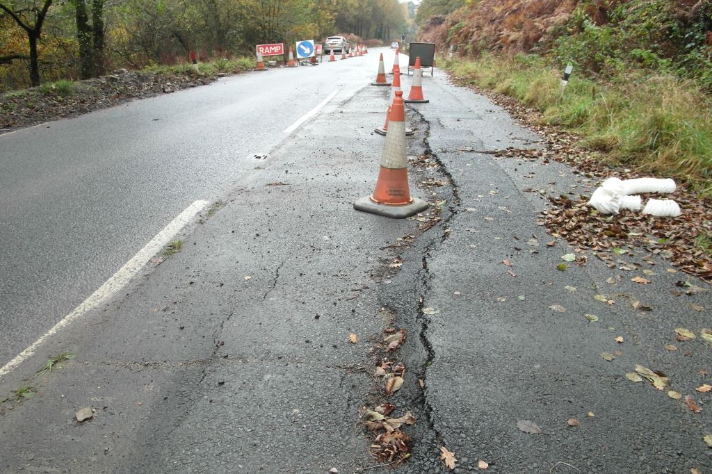 Major repair work to start on the B4234 at Cannop (1)