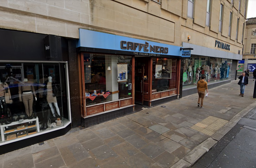 Former Caffe Nero Coffee Shop on High Street, Cheltenham