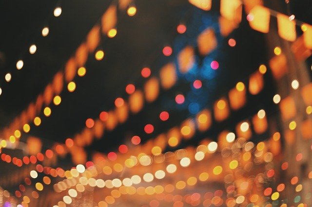 Blurred Christmas Lights