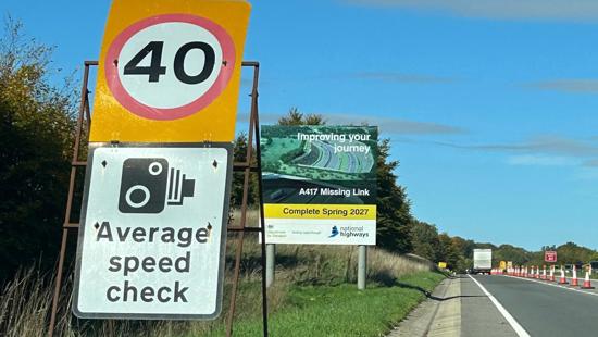 A417 speed warning in Gloucestershire after 13,000 drivers get tickets ...