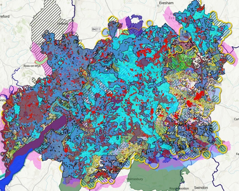 Draft Map Gloucester News Centre Draft Map 